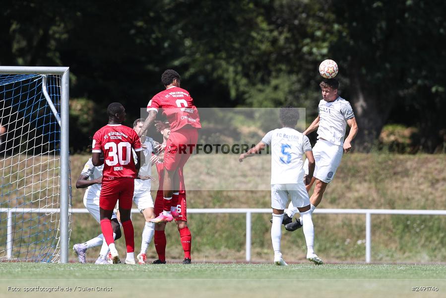 sport, action, Sportgelände, Regionalliga Südwest, Regionalliga Bayern, Fussball, FWK, FCB, FC Würzburger Kickers, FC Bayern Alzenau, Bad Mergentheim, BFV, 05.07.2025 - Bild-ID: 2491746