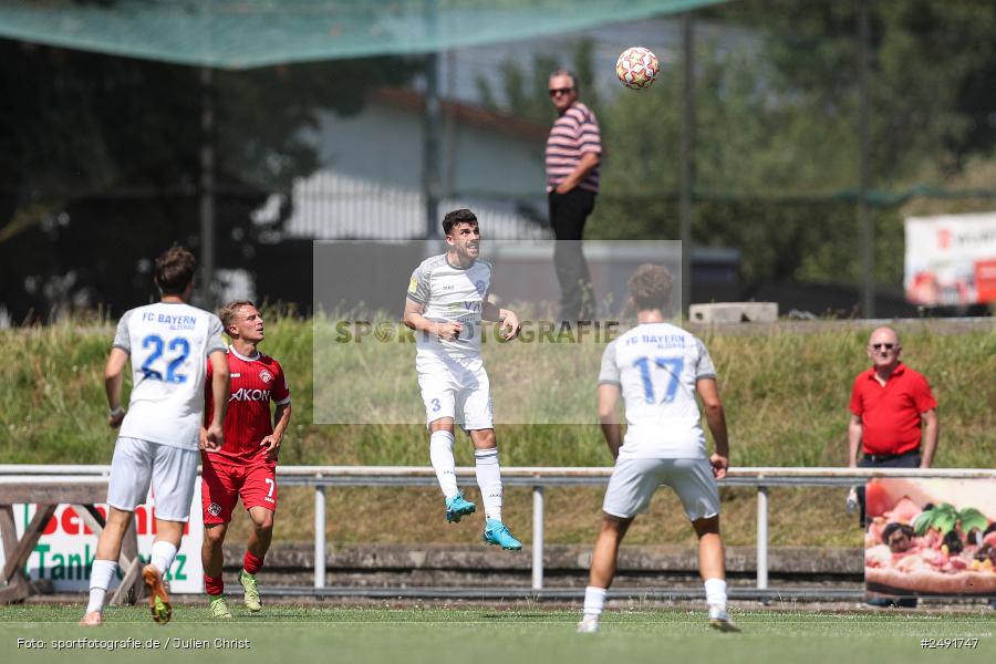 sport, action, Sportgelände, Regionalliga Südwest, Regionalliga Bayern, Fussball, FWK, FCB, FC Würzburger Kickers, FC Bayern Alzenau, Bad Mergentheim, BFV, 05.07.2025 - Bild-ID: 2491747