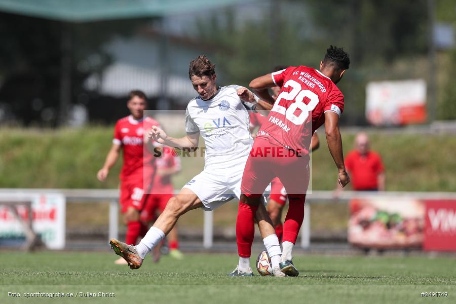 sport, action, Sportgelände, Regionalliga Südwest, Regionalliga Bayern, Fussball, FWK, FCB, FC Würzburger Kickers, FC Bayern Alzenau, Bad Mergentheim, BFV, 05.07.2025 - Bild-ID: 2491749