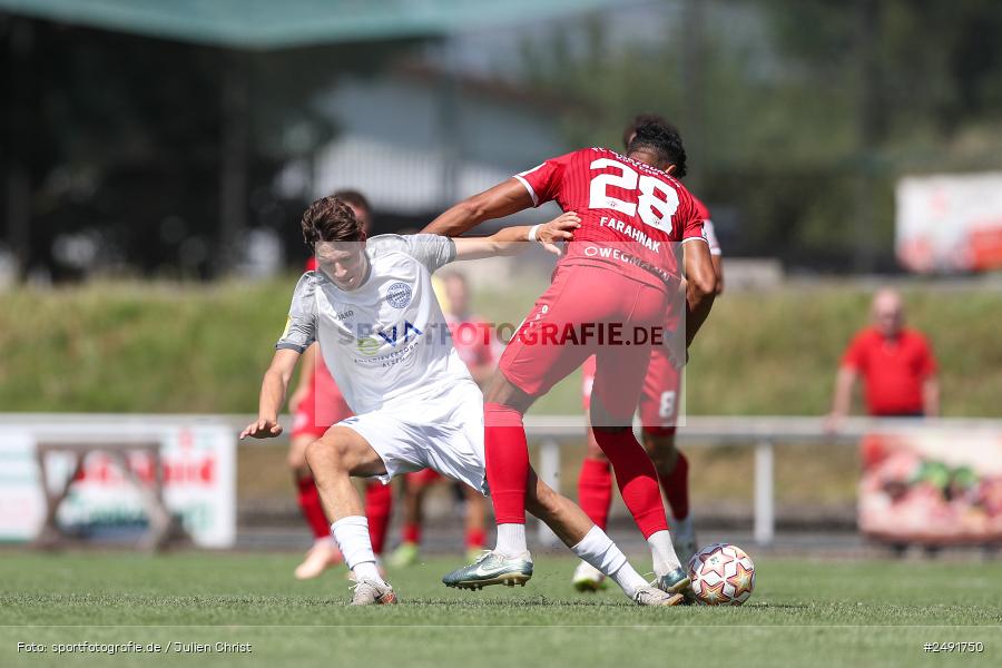 sport, action, Sportgelände, Regionalliga Südwest, Regionalliga Bayern, Fussball, FWK, FCB, FC Würzburger Kickers, FC Bayern Alzenau, Bad Mergentheim, BFV, 05.07.2025 - Bild-ID: 2491750