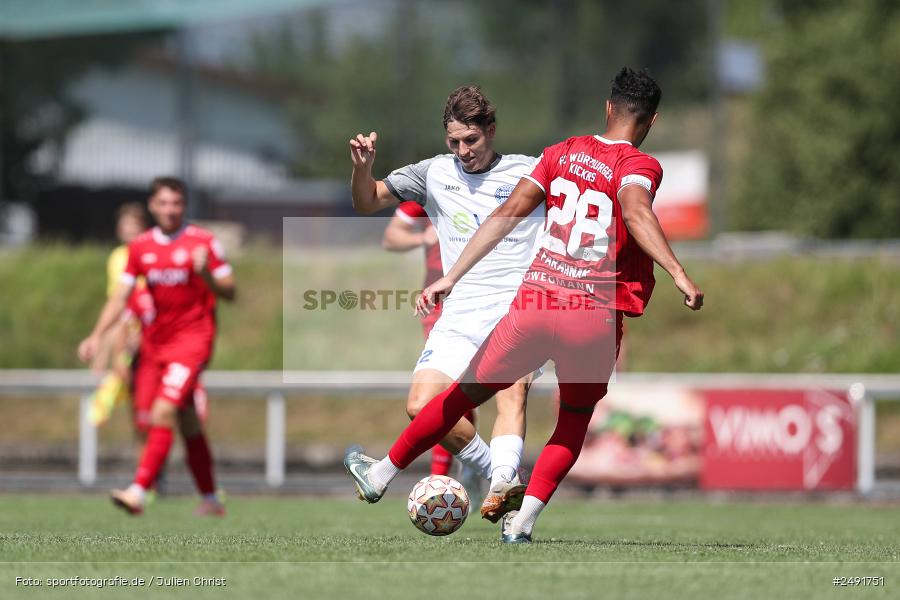 sport, action, Sportgelände, Regionalliga Südwest, Regionalliga Bayern, Fussball, FWK, FCB, FC Würzburger Kickers, FC Bayern Alzenau, Bad Mergentheim, BFV, 05.07.2025 - Bild-ID: 2491751