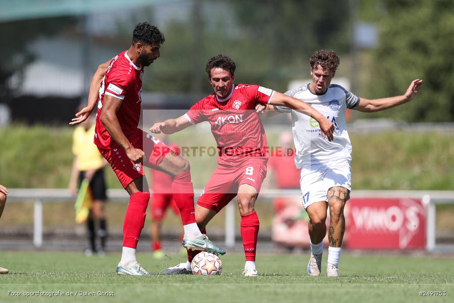 sport, action, Sportgelände, Regionalliga Südwest, Regionalliga Bayern, Fussball, FWK, FCB, FC Würzburger Kickers, FC Bayern Alzenau, Bad Mergentheim, BFV, 05.07.2025 - Bild-ID: 2491753