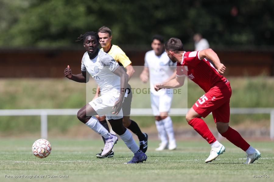 sport, action, Sportgelände, Regionalliga Südwest, Regionalliga Bayern, Fussball, FWK, FCB, FC Würzburger Kickers, FC Bayern Alzenau, Bad Mergentheim, BFV, 05.07.2025 - Bild-ID: 2491756 sport, action, Sportgelände, Regionalliga Südwest, Regionalliga Bayern, Fussball, FWK, FCB, FC Würzburger Kickers, FC Bayern Alzenau, Bad Mergentheim, BFV, 05.07.2025 - Bild-ID: 2491756