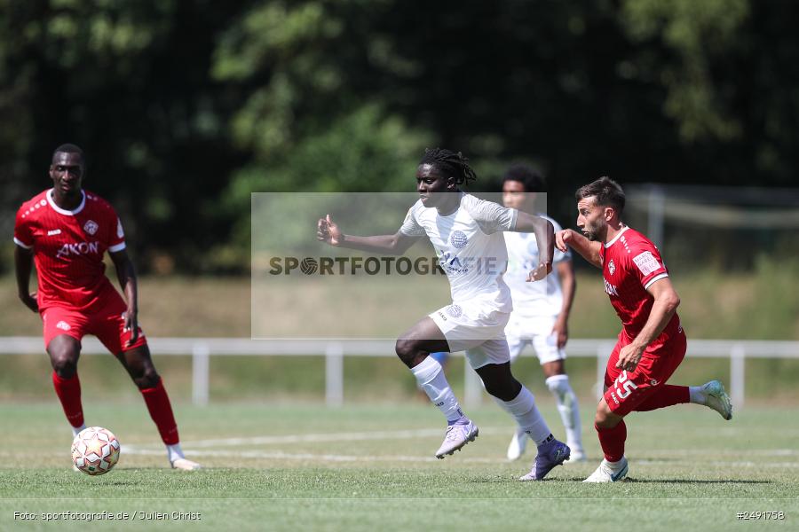 sport, action, Sportgelände, Regionalliga Südwest, Regionalliga Bayern, Fussball, FWK, FCB, FC Würzburger Kickers, FC Bayern Alzenau, Bad Mergentheim, BFV, 05.07.2025 - Bild-ID: 2491758