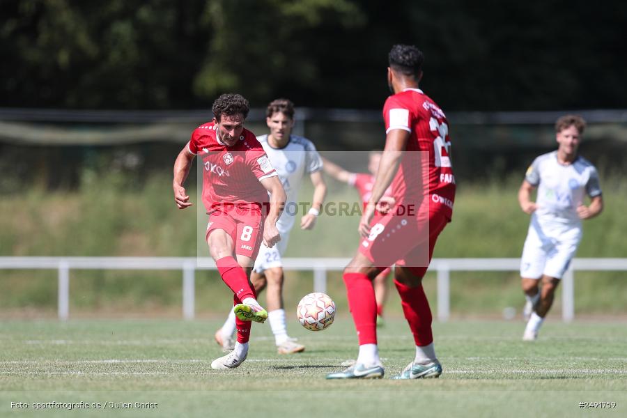 sport, action, Sportgelände, Regionalliga Südwest, Regionalliga Bayern, Fussball, FWK, FCB, FC Würzburger Kickers, FC Bayern Alzenau, Bad Mergentheim, BFV, 05.07.2025 - Bild-ID: 2491759
