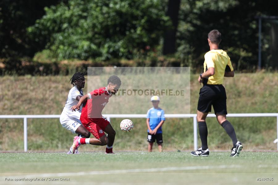 sport, action, Sportgelände, Regionalliga Südwest, Regionalliga Bayern, Fussball, FWK, FCB, FC Würzburger Kickers, FC Bayern Alzenau, Bad Mergentheim, BFV, 05.07.2025 - Bild-ID: 2491765