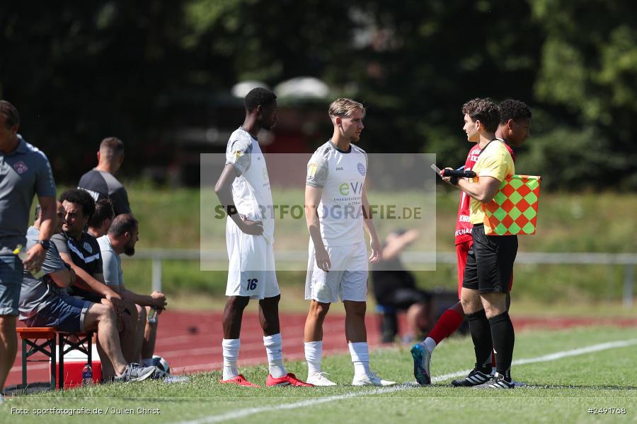 sport, action, Sportgelände, Regionalliga Südwest, Regionalliga Bayern, Fussball, FWK, FCB, FC Würzburger Kickers, FC Bayern Alzenau, Bad Mergentheim, BFV, 05.07.2025 - Bild-ID: 2491768