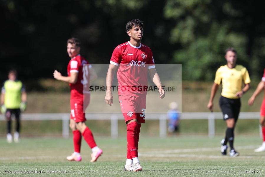 sport, action, Sportgelände, Regionalliga Südwest, Regionalliga Bayern, Fussball, FWK, FCB, FC Würzburger Kickers, FC Bayern Alzenau, Bad Mergentheim, BFV, 05.07.2025 - Bild-ID: 2491772