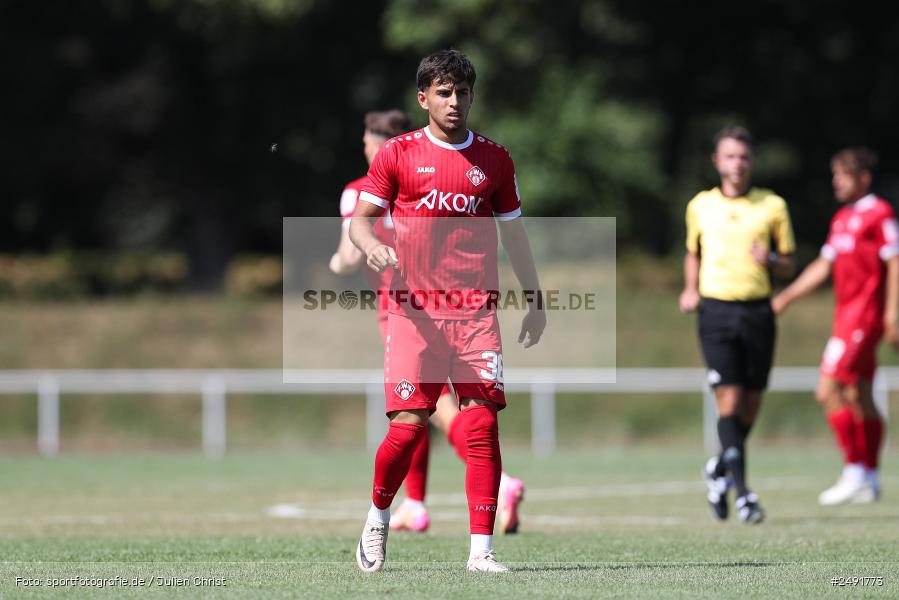sport, action, Sportgelände, Regionalliga Südwest, Regionalliga Bayern, Fussball, FWK, FCB, FC Würzburger Kickers, FC Bayern Alzenau, Bad Mergentheim, BFV, 05.07.2025 - Bild-ID: 2491773