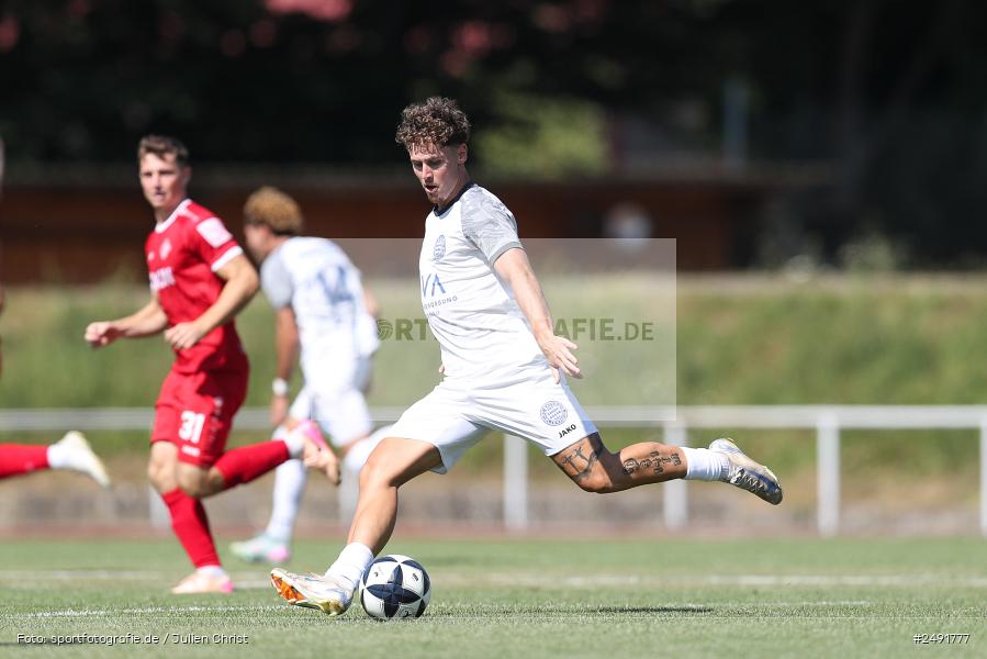 sport, action, Sportgelände, Regionalliga Südwest, Regionalliga Bayern, Fussball, FWK, FCB, FC Würzburger Kickers, FC Bayern Alzenau, Bad Mergentheim, BFV, 05.07.2025 - Bild-ID: 2491777