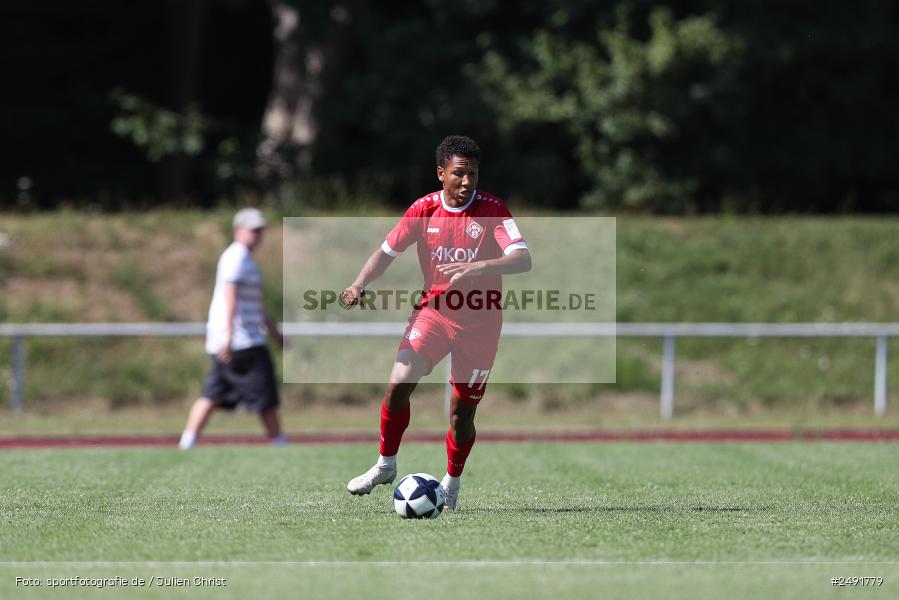 sport, action, Sportgelände, Regionalliga Südwest, Regionalliga Bayern, Fussball, FWK, FCB, FC Würzburger Kickers, FC Bayern Alzenau, Bad Mergentheim, BFV, 05.07.2025 - Bild-ID: 2491779