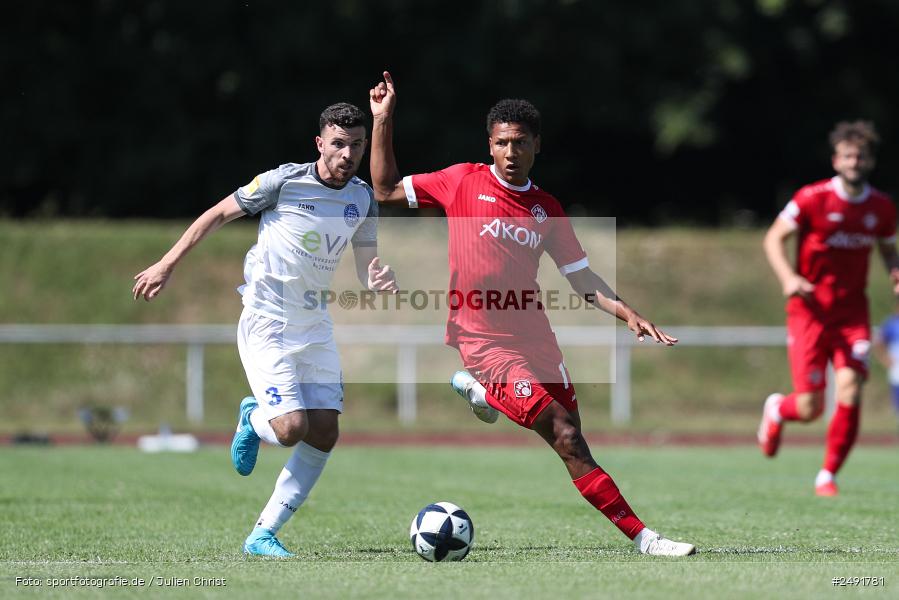 sport, action, Sportgelände, Regionalliga Südwest, Regionalliga Bayern, Fussball, FWK, FCB, FC Würzburger Kickers, FC Bayern Alzenau, Bad Mergentheim, BFV, 05.07.2025 - Bild-ID: 2491781