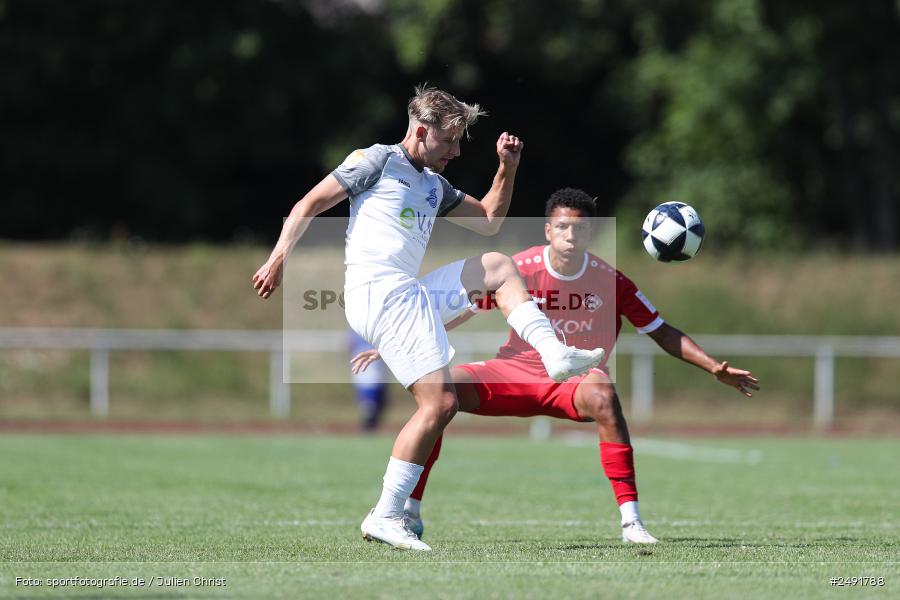 sport, action, Sportgelände, Regionalliga Südwest, Regionalliga Bayern, Fussball, FWK, FCB, FC Würzburger Kickers, FC Bayern Alzenau, Bad Mergentheim, BFV, 05.07.2025 - Bild-ID: 2491788