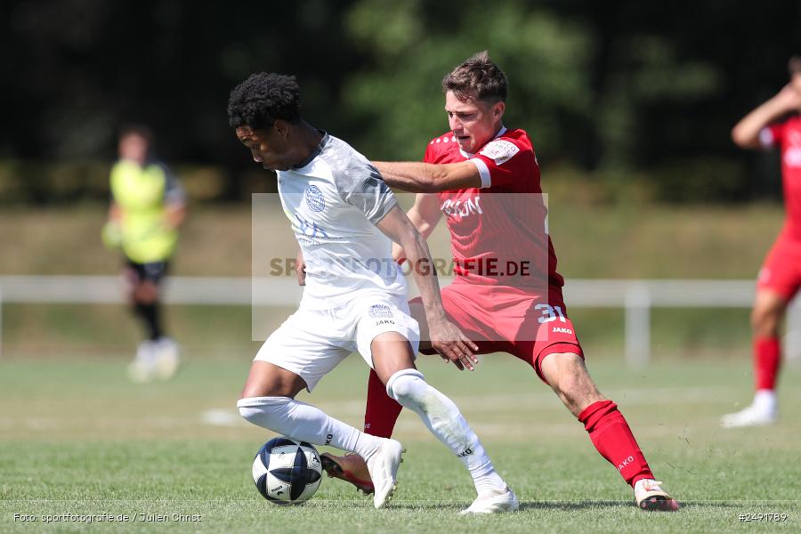 sport, action, Sportgelände, Regionalliga Südwest, Regionalliga Bayern, Fussball, FWK, FCB, FC Würzburger Kickers, FC Bayern Alzenau, Bad Mergentheim, BFV, 05.07.2025 - Bild-ID: 2491789