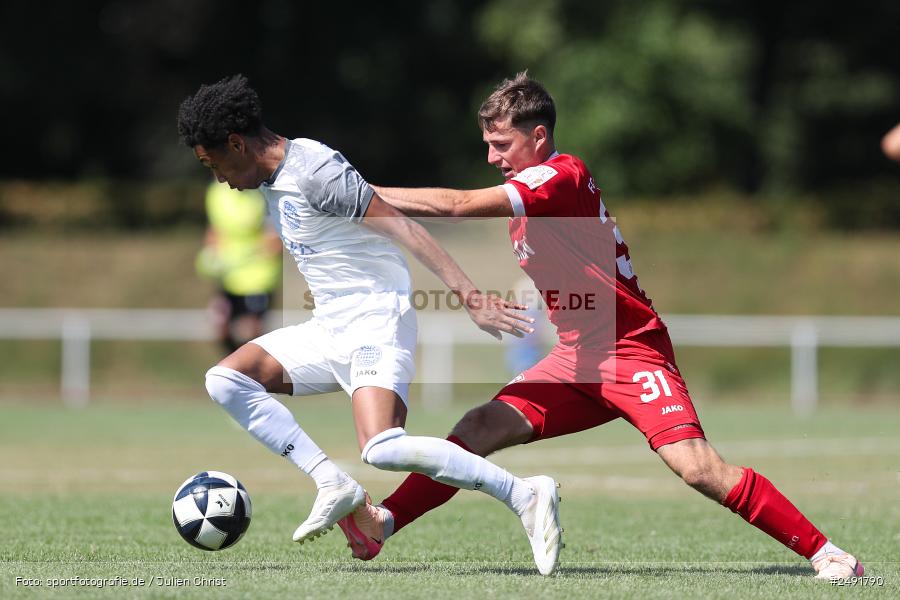 sport, action, Sportgelände, Regionalliga Südwest, Regionalliga Bayern, Fussball, FWK, FCB, FC Würzburger Kickers, FC Bayern Alzenau, Bad Mergentheim, BFV, 05.07.2025 - Bild-ID: 2491790