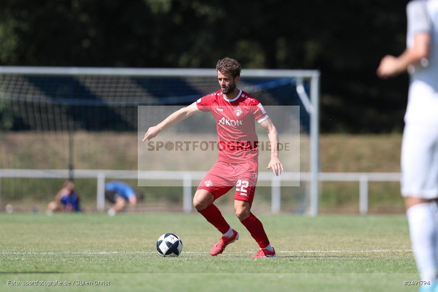 sport, action, Sportgelände, Regionalliga Südwest, Regionalliga Bayern, Fussball, FWK, FCB, FC Würzburger Kickers, FC Bayern Alzenau, Bad Mergentheim, BFV, 05.07.2025 - Bild-ID: 2491794