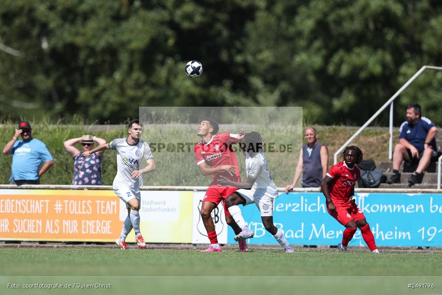 sport, action, Sportgelände, Regionalliga Südwest, Regionalliga Bayern, Fussball, FWK, FCB, FC Würzburger Kickers, FC Bayern Alzenau, Bad Mergentheim, BFV, 05.07.2025 - Bild-ID: 2491796