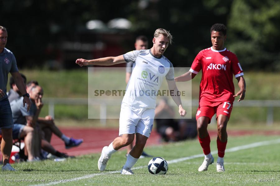 sport, action, Sportgelände, Regionalliga Südwest, Regionalliga Bayern, Fussball, FWK, FCB, FC Würzburger Kickers, FC Bayern Alzenau, Bad Mergentheim, BFV, 05.07.2025 - Bild-ID: 2491797