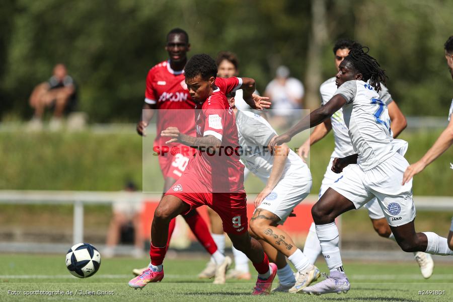 sport, action, Sportgelände, Regionalliga Südwest, Regionalliga Bayern, Fussball, FWK, FCB, FC Würzburger Kickers, FC Bayern Alzenau, Bad Mergentheim, BFV, 05.07.2025 - Bild-ID: 2491801