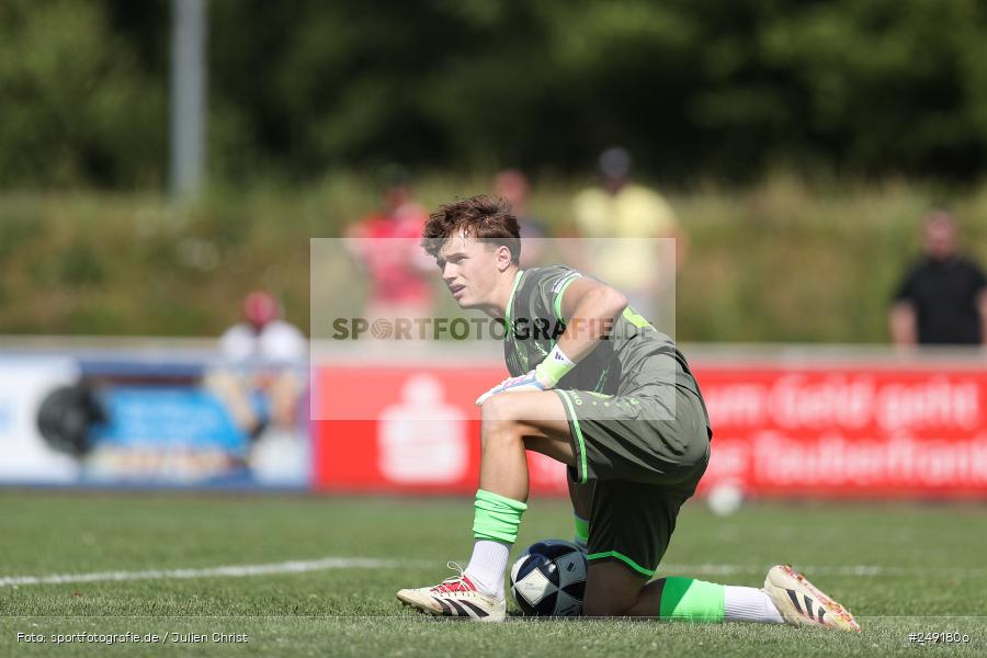sport, action, Sportgelände, Regionalliga Südwest, Regionalliga Bayern, Fussball, FWK, FCB, FC Würzburger Kickers, FC Bayern Alzenau, Bad Mergentheim, BFV, 05.07.2025 - Bild-ID: 2491806 sport, action, Sportgelände, Regionalliga Südwest, Regionalliga Bayern, Fussball, FWK, FCB, FC Würzburger Kickers, FC Bayern Alzenau, Bad Mergentheim, BFV, 05.07.2025 - Bild-ID: 2491806