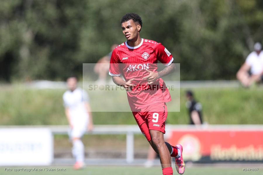 sport, action, Sportgelände, Regionalliga Südwest, Regionalliga Bayern, Fussball, FWK, FCB, FC Würzburger Kickers, FC Bayern Alzenau, Bad Mergentheim, BFV, 05.07.2025 - Bild-ID: 2491807