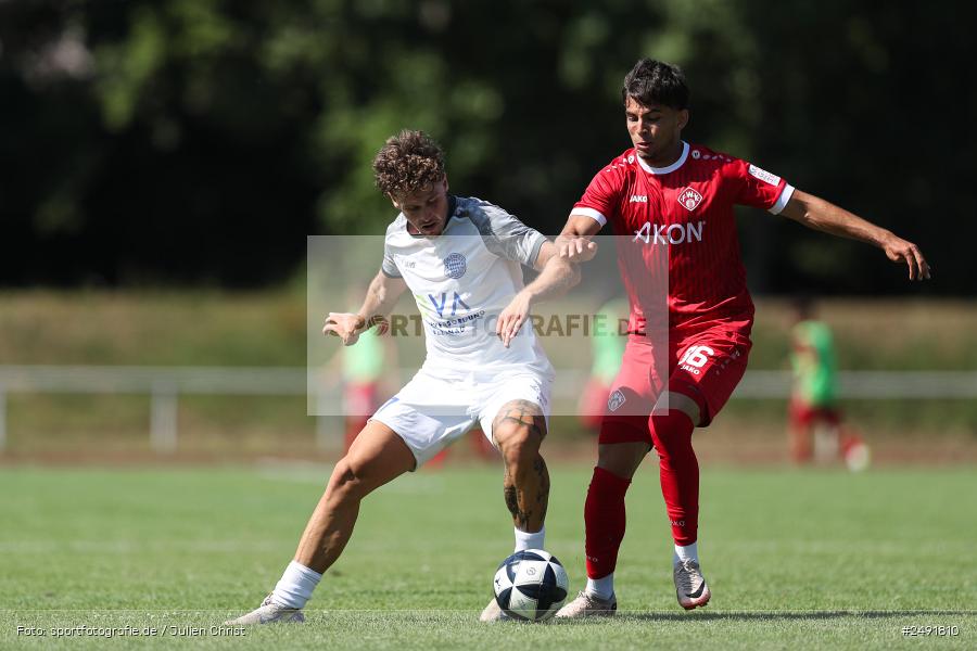 sport, action, Sportgelände, Regionalliga Südwest, Regionalliga Bayern, Fussball, FWK, FCB, FC Würzburger Kickers, FC Bayern Alzenau, Bad Mergentheim, BFV, 05.07.2025 - Bild-ID: 2491810