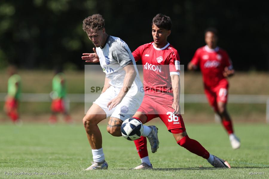 sport, action, Sportgelände, Regionalliga Südwest, Regionalliga Bayern, Fussball, FWK, FCB, FC Würzburger Kickers, FC Bayern Alzenau, Bad Mergentheim, BFV, 05.07.2025 - Bild-ID: 2491811