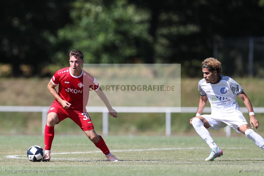 sport, action, Sportgelände, Regionalliga Südwest, Regionalliga Bayern, Fussball, FWK, FCB, FC Würzburger Kickers, FC Bayern Alzenau, Bad Mergentheim, BFV, 05.07.2025 - Bild-ID: 2491812