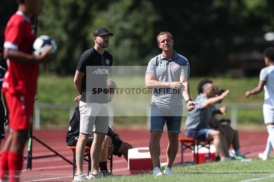 sport, action, Sportgelände, Regionalliga Südwest, Regionalliga Bayern, Fussball, FWK, FCB, FC Würzburger Kickers, FC Bayern Alzenau, Bad Mergentheim, BFV, 05.07.2025 - Bild-ID: 2491816 sport, action, Sportgelände, Regionalliga Südwest, Regionalliga Bayern, Fussball, FWK, FCB, FC Würzburger Kickers, FC Bayern Alzenau, Bad Mergentheim, BFV, 05.07.2025 - Bild-ID: 2491816