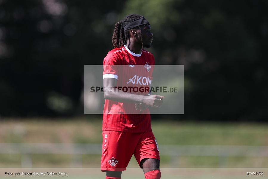 sport, action, Sportgelände, Regionalliga Südwest, Regionalliga Bayern, Fussball, FWK, FCB, FC Würzburger Kickers, FC Bayern Alzenau, Bad Mergentheim, BFV, 05.07.2025 - Bild-ID: 2491835