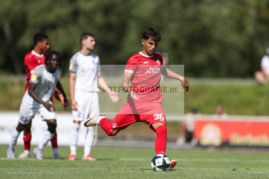 sport, action, Sportgelände, Regionalliga Südwest, Regionalliga Bayern, Fussball, FWK, FCB, FC Würzburger Kickers, FC Bayern Alzenau, Bad Mergentheim, BFV, 05.07.2025 - Bild-ID: 2491841