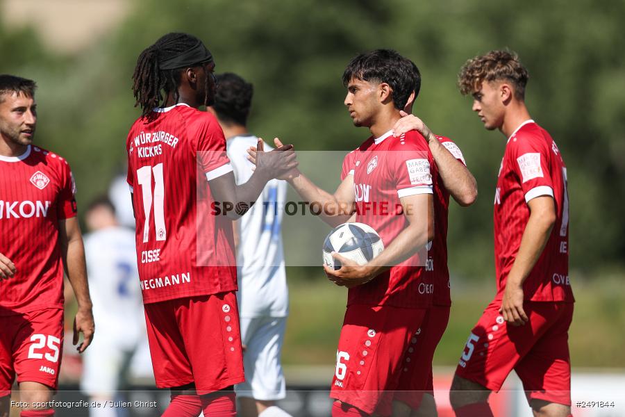 sport, action, Sportgelände, Regionalliga Südwest, Regionalliga Bayern, Fussball, FWK, FCB, FC Würzburger Kickers, FC Bayern Alzenau, Bad Mergentheim, BFV, 05.07.2025 - Bild-ID: 2491844