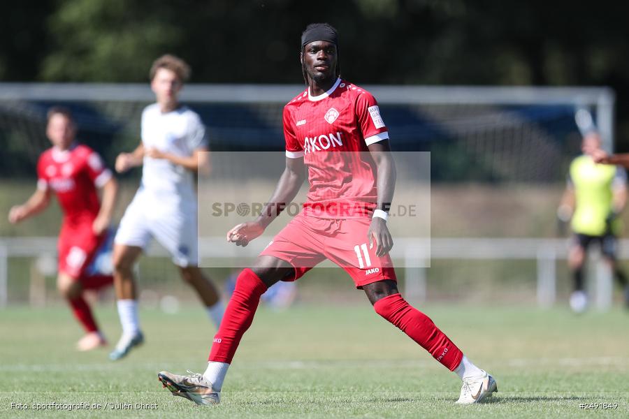 sport, action, Sportgelände, Regionalliga Südwest, Regionalliga Bayern, Fussball, FWK, FCB, FC Würzburger Kickers, FC Bayern Alzenau, Bad Mergentheim, BFV, 05.07.2025 - Bild-ID: 2491849