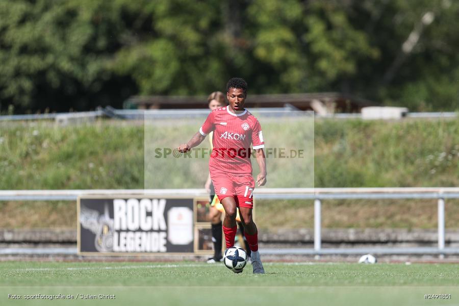 sport, action, Sportgelände, Regionalliga Südwest, Regionalliga Bayern, Fussball, FWK, FCB, FC Würzburger Kickers, FC Bayern Alzenau, Bad Mergentheim, BFV, 05.07.2025 - Bild-ID: 2491851