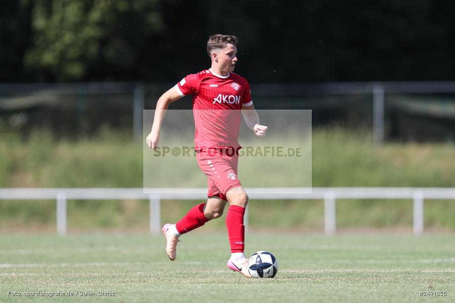 sport, action, Sportgelände, Regionalliga Südwest, Regionalliga Bayern, Fussball, FWK, FCB, FC Würzburger Kickers, FC Bayern Alzenau, Bad Mergentheim, BFV, 05.07.2025 - Bild-ID: 2491855