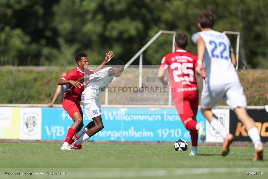 sport, action, Sportgelände, Regionalliga Südwest, Regionalliga Bayern, Fussball, FWK, FCB, FC Würzburger Kickers, FC Bayern Alzenau, Bad Mergentheim, BFV, 05.07.2025 - Bild-ID: 2491859