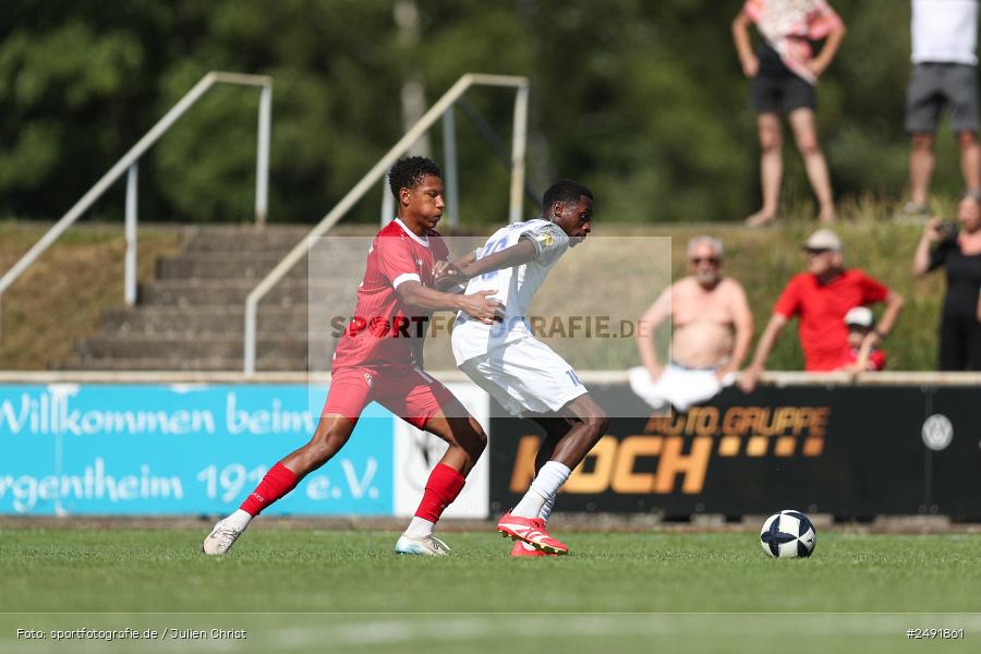 sport, action, Sportgelände, Regionalliga Südwest, Regionalliga Bayern, Fussball, FWK, FCB, FC Würzburger Kickers, FC Bayern Alzenau, Bad Mergentheim, BFV, 05.07.2025 - Bild-ID: 2491861
