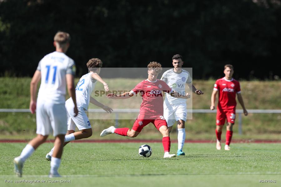 sport, action, Sportgelände, Regionalliga Südwest, Regionalliga Bayern, Fussball, FWK, FCB, FC Würzburger Kickers, FC Bayern Alzenau, Bad Mergentheim, BFV, 05.07.2025 - Bild-ID: 2491862