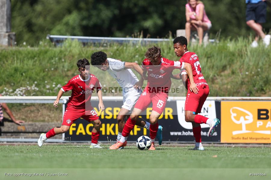 sport, action, Sportgelände, Regionalliga Südwest, Regionalliga Bayern, Fussball, FWK, FCB, FC Würzburger Kickers, FC Bayern Alzenau, Bad Mergentheim, BFV, 05.07.2025 - Bild-ID: 2491864