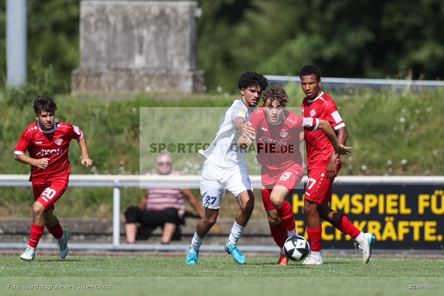 sport, action, Sportgelände, Regionalliga Südwest, Regionalliga Bayern, Fussball, FWK, FCB, FC Würzburger Kickers, FC Bayern Alzenau, Bad Mergentheim, BFV, 05.07.2025 - Bild-ID: 2491866