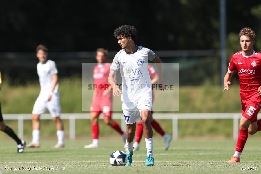 sport, action, Sportgelände, Regionalliga Südwest, Regionalliga Bayern, Fussball, FWK, FCB, FC Würzburger Kickers, FC Bayern Alzenau, Bad Mergentheim, BFV, 05.07.2025 - Bild-ID: 2491872