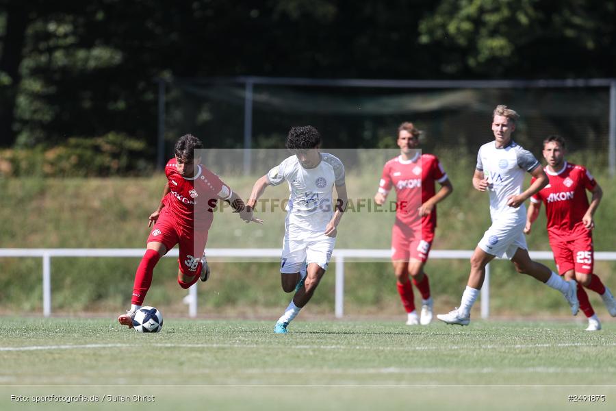 sport, action, Sportgelände, Regionalliga Südwest, Regionalliga Bayern, Fussball, FWK, FCB, FC Würzburger Kickers, FC Bayern Alzenau, Bad Mergentheim, BFV, 05.07.2025 - Bild-ID: 2491875
