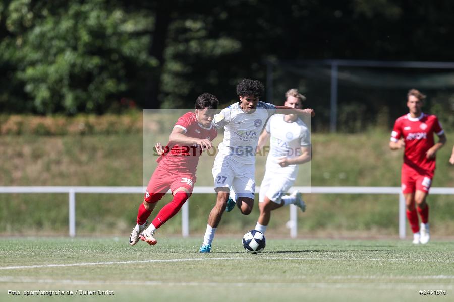 sport, action, Sportgelände, Regionalliga Südwest, Regionalliga Bayern, Fussball, FWK, FCB, FC Würzburger Kickers, FC Bayern Alzenau, Bad Mergentheim, BFV, 05.07.2025 - Bild-ID: 2491876