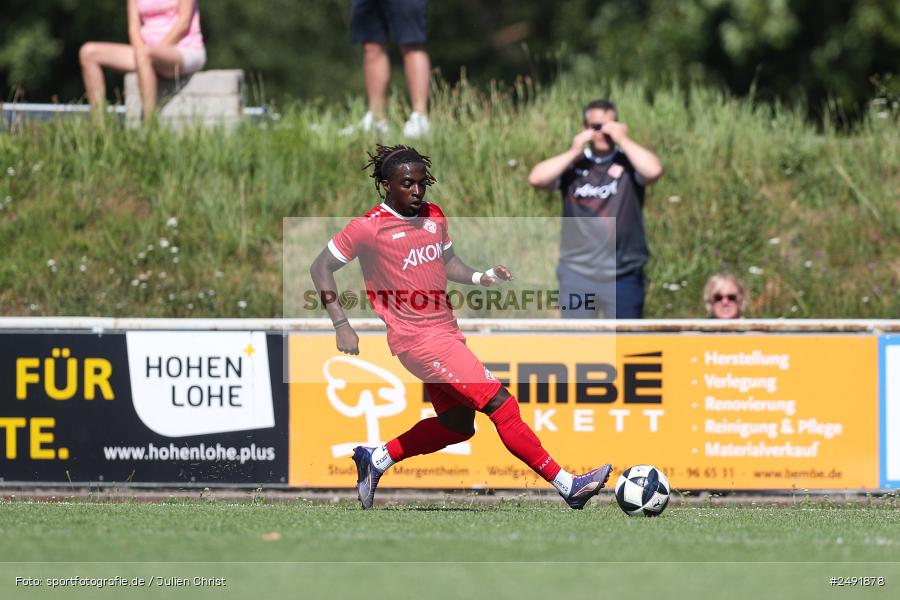 sport, action, Sportgelände, Regionalliga Südwest, Regionalliga Bayern, Fussball, FWK, FCB, FC Würzburger Kickers, FC Bayern Alzenau, Bad Mergentheim, BFV, 05.07.2025 - Bild-ID: 2491878