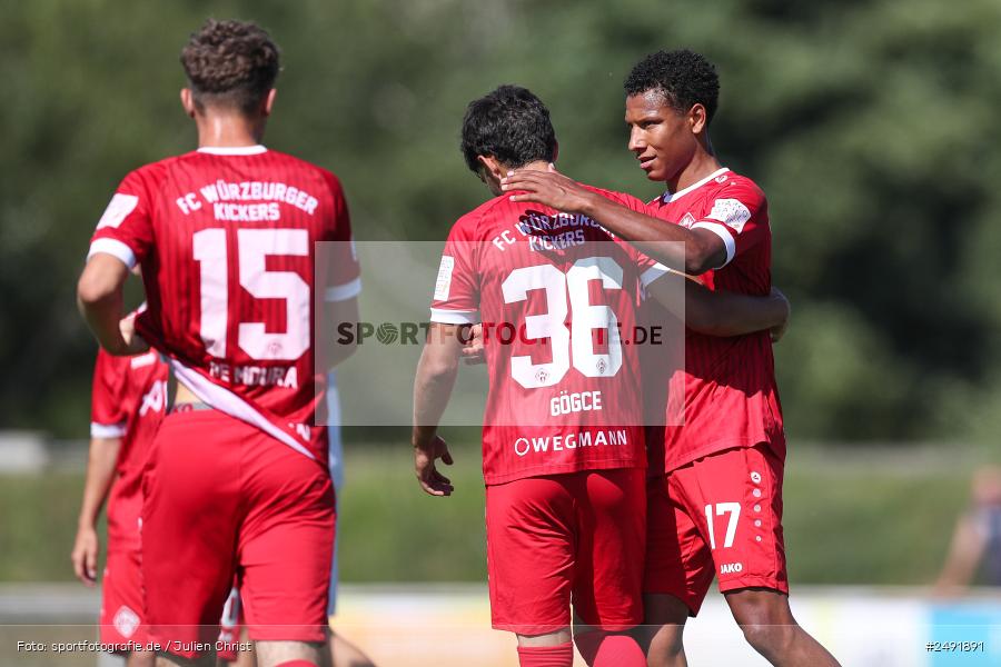 sport, action, Sportgelände, Regionalliga Südwest, Regionalliga Bayern, Fussball, FWK, FCB, FC Würzburger Kickers, FC Bayern Alzenau, Bad Mergentheim, BFV, 05.07.2025 - Bild-ID: 2491891