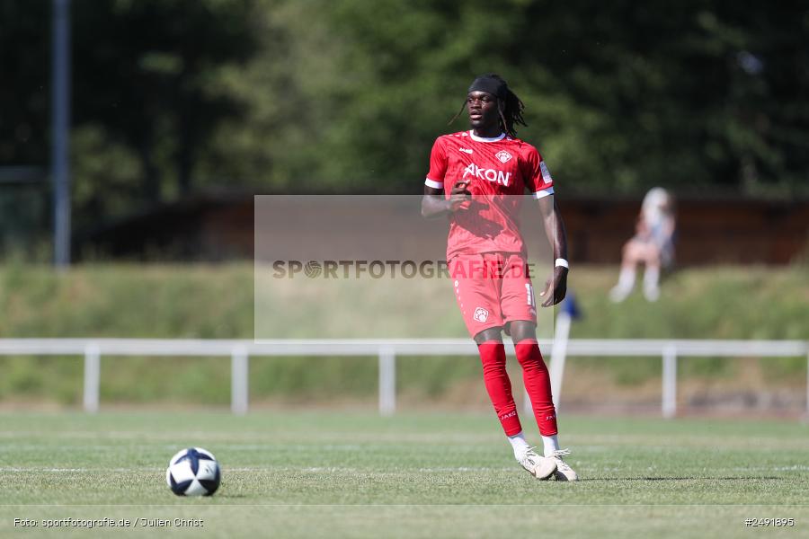 sport, action, Sportgelände, Regionalliga Südwest, Regionalliga Bayern, Fussball, FWK, FCB, FC Würzburger Kickers, FC Bayern Alzenau, Bad Mergentheim, BFV, 05.07.2025 - Bild-ID: 2491895