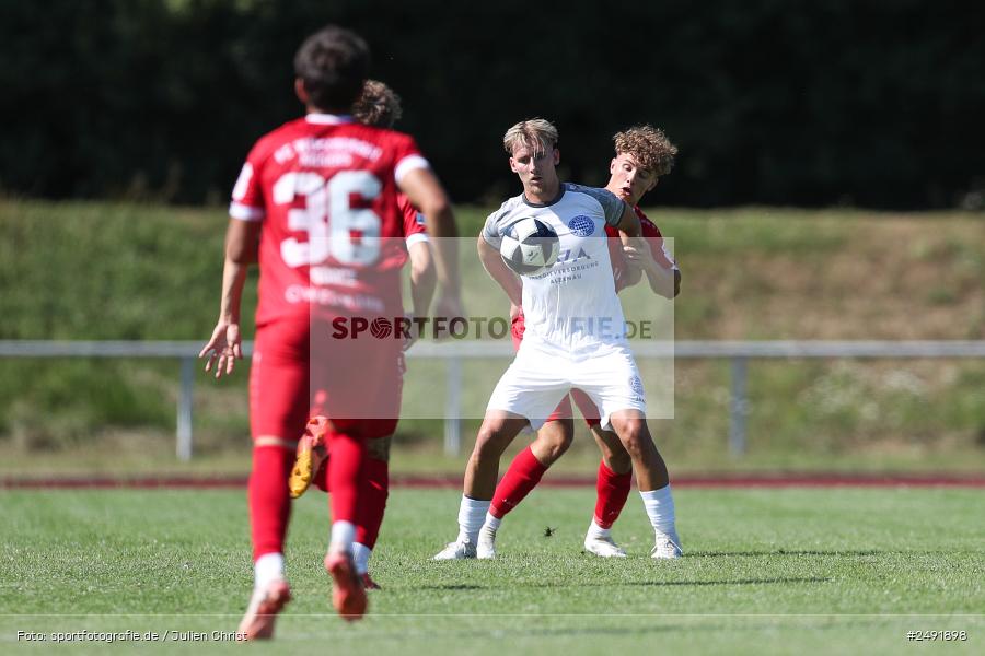 sport, action, Sportgelände, Regionalliga Südwest, Regionalliga Bayern, Fussball, FWK, FCB, FC Würzburger Kickers, FC Bayern Alzenau, Bad Mergentheim, BFV, 05.07.2025 - Bild-ID: 2491898