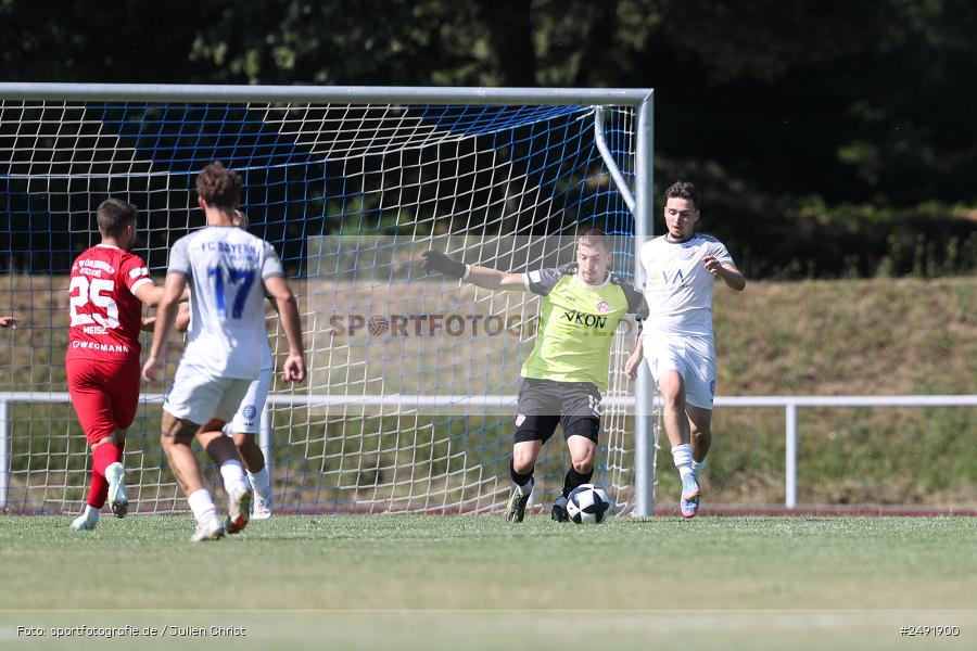 sport, action, Sportgelände, Regionalliga Südwest, Regionalliga Bayern, Fussball, FWK, FCB, FC Würzburger Kickers, FC Bayern Alzenau, Bad Mergentheim, BFV, 05.07.2025 - Bild-ID: 2491900