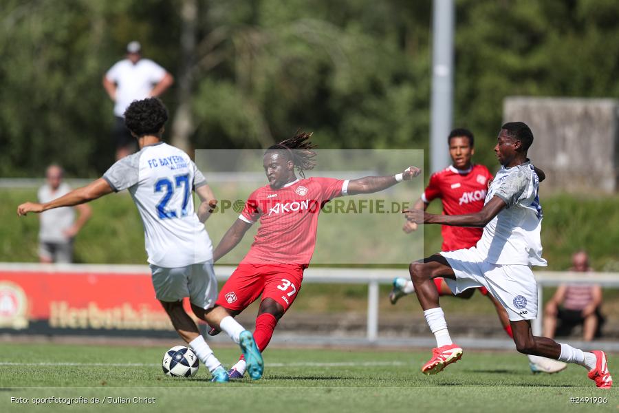 sport, action, Sportgelände, Regionalliga Südwest, Regionalliga Bayern, Fussball, FWK, FCB, FC Würzburger Kickers, FC Bayern Alzenau, Bad Mergentheim, BFV, 05.07.2025 - Bild-ID: 2491906