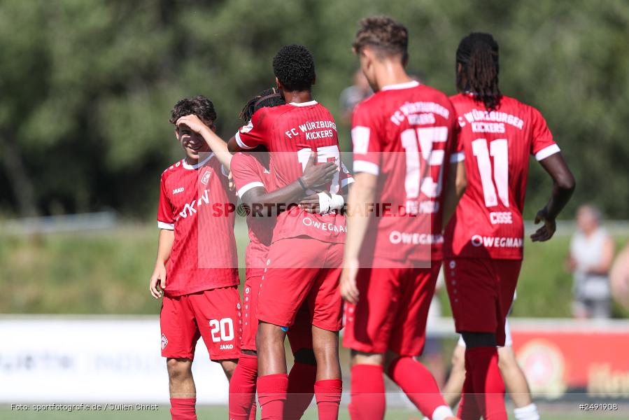 sport, action, Sportgelände, Regionalliga Südwest, Regionalliga Bayern, Fussball, FWK, FCB, FC Würzburger Kickers, FC Bayern Alzenau, Bad Mergentheim, BFV, 05.07.2025 - Bild-ID: 2491908